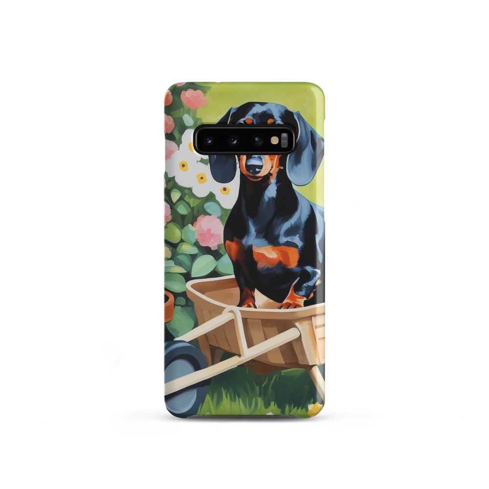 PugMug Custom Black Dachshund Samsung Case