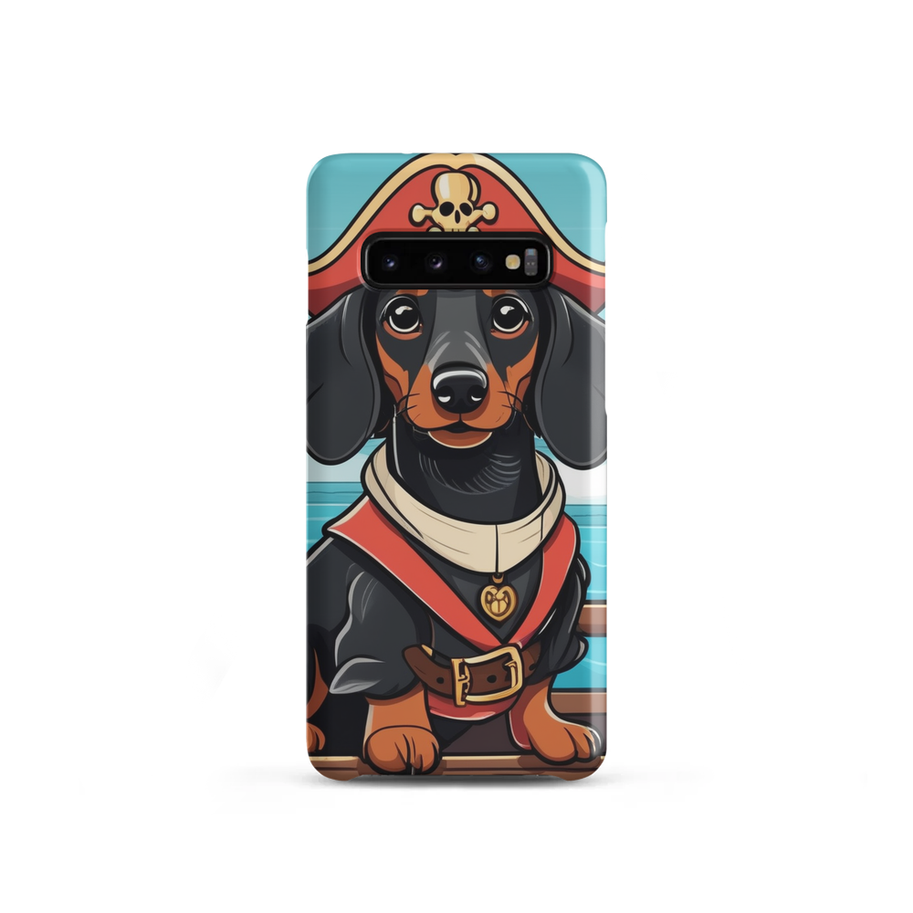 PugMug Custom Black Dachshund Samsung Case