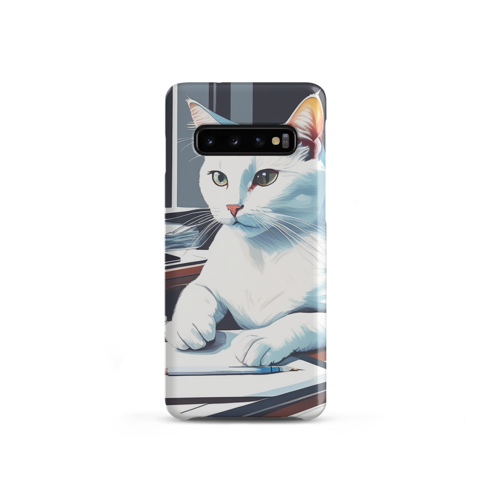 PugMug Custom White Companion Cat Samsung Case