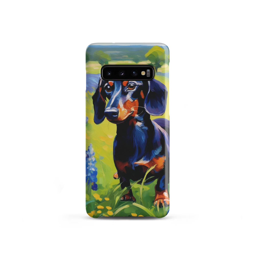 PugMug Custom Black Dachshund Samsung Case