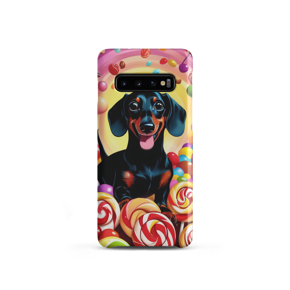 PugMug Custom Black Dachshund Samsung Case