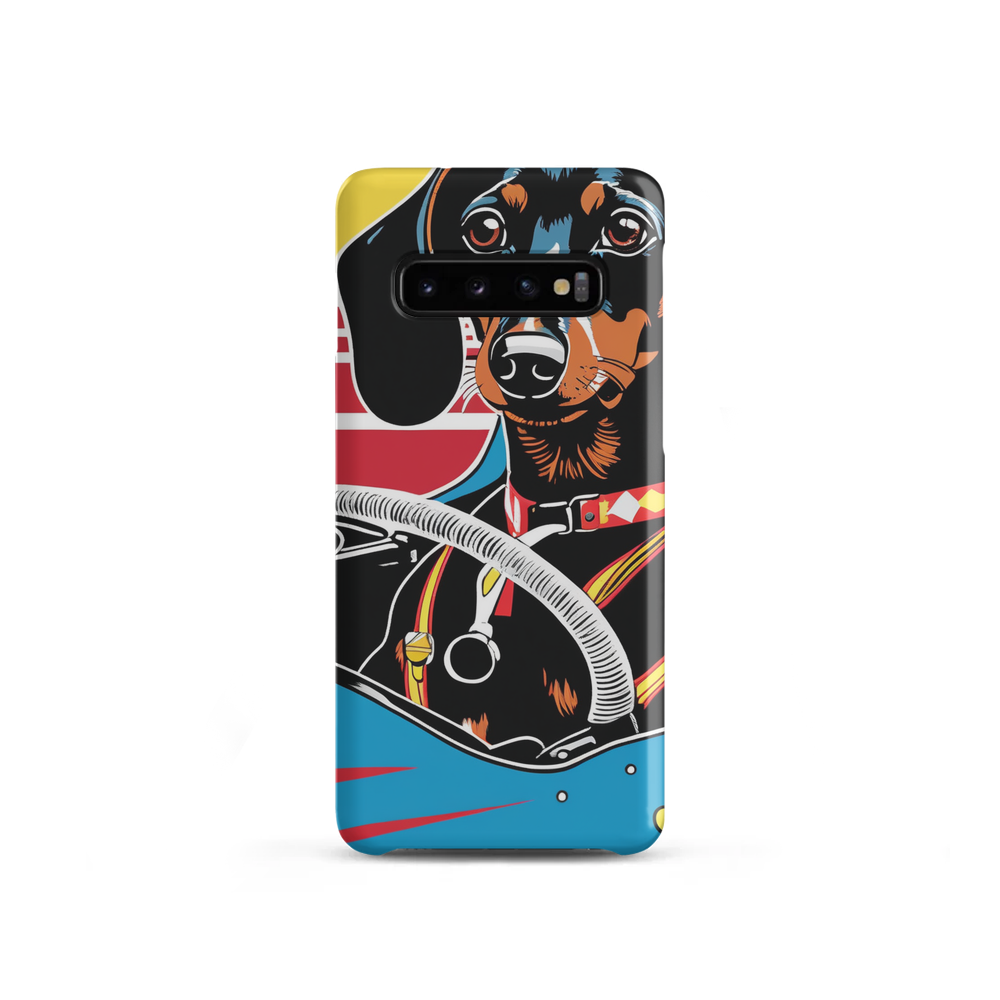 PugMug Custom Black Dachshund Samsung Case