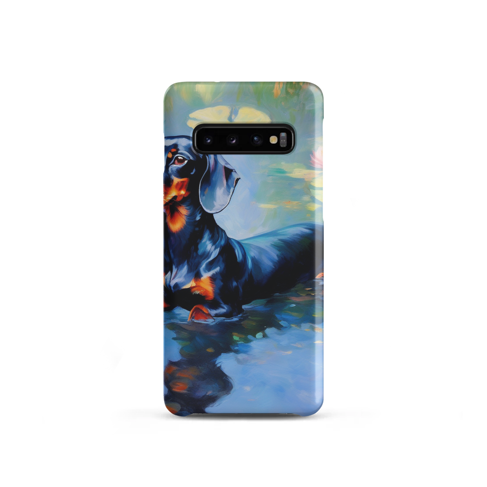PugMug Custom Black Dachshund Samsung Case