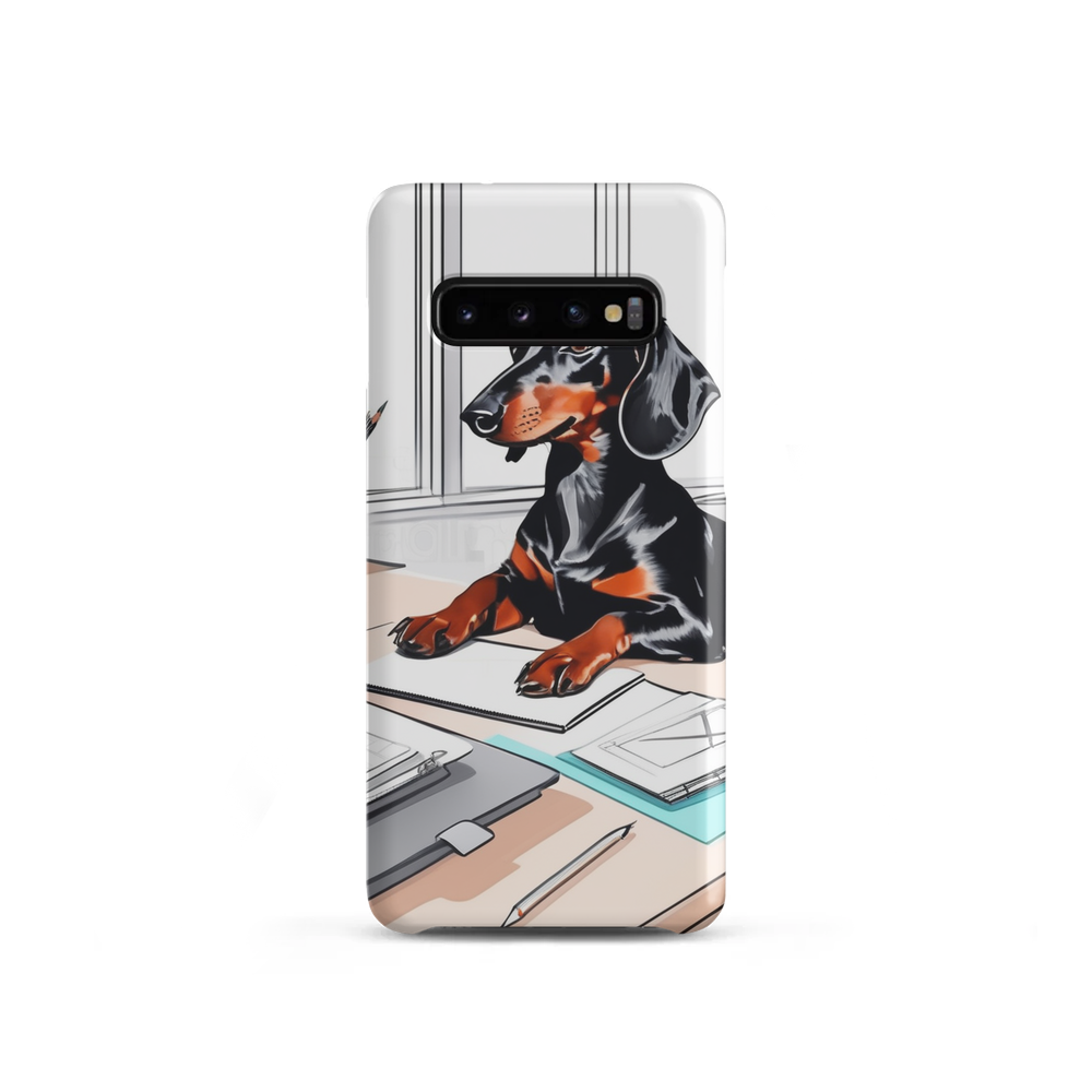 PugMug Custom Black Dachshund Samsung Case