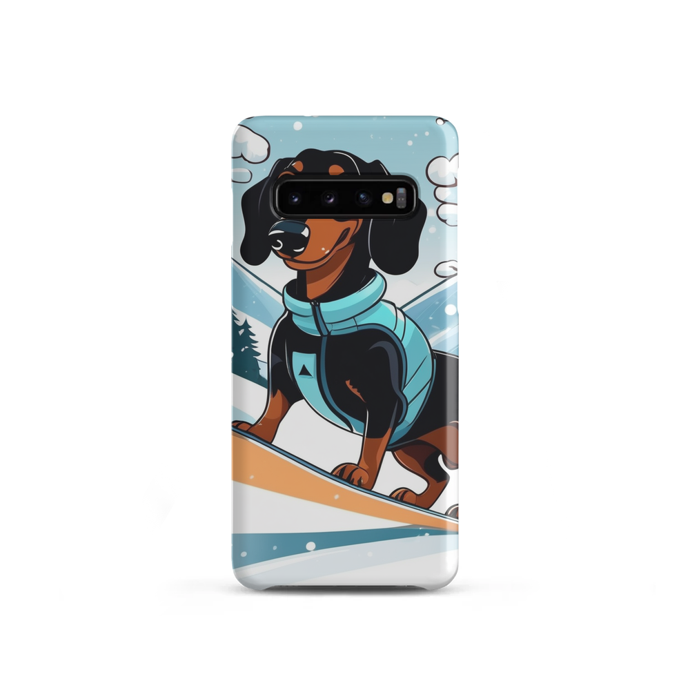 PugMug Custom Black Dachshund Samsung Case