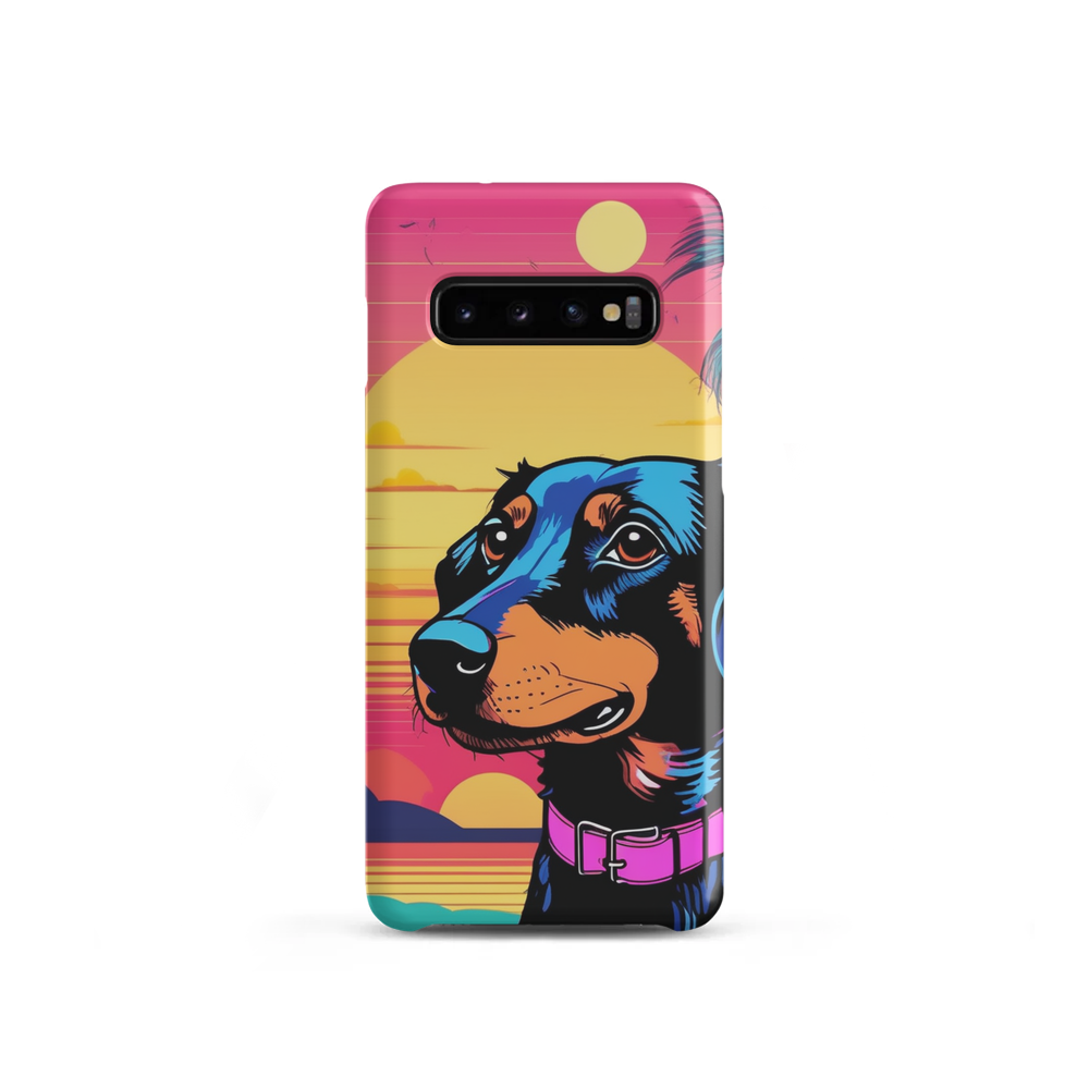 PugMug Custom Black Dachshund Samsung Case