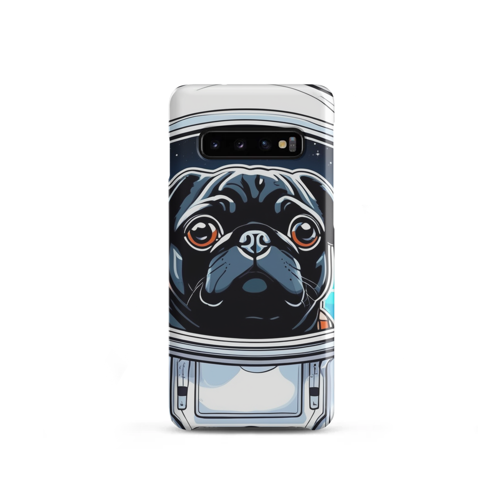 PugMug Custom Black Pug Samsung Case