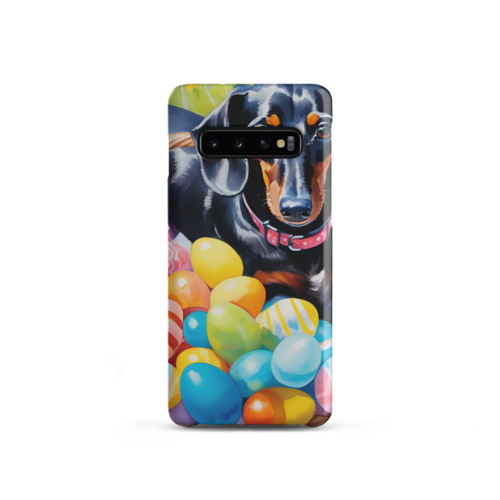 PugMug Custom Black Dachshund Samsung Case