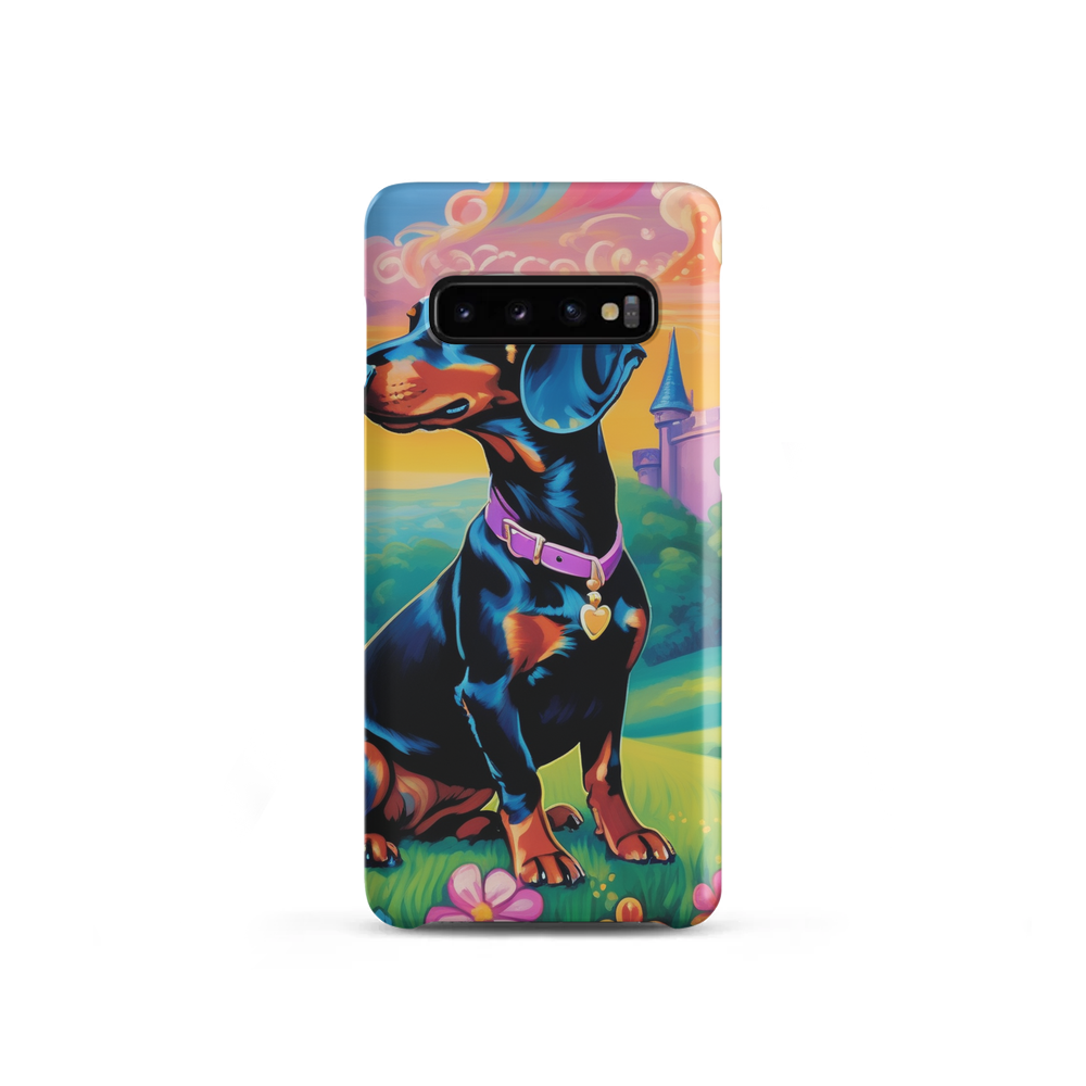 PugMug Custom Black Dachshund Samsung Case