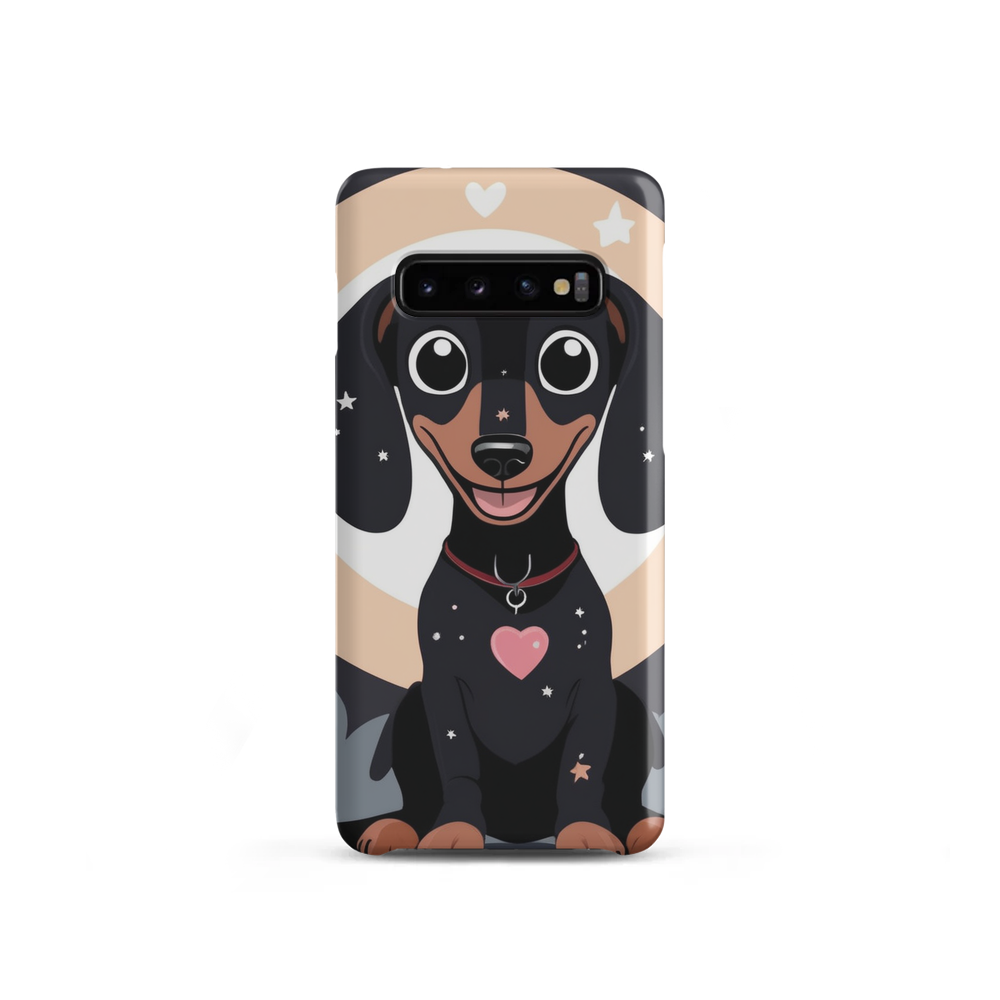 PugMug Custom Black Dachshund Samsung Case