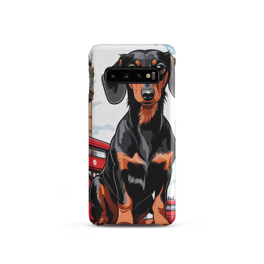 PugMug Custom Black Dachshund Samsung Case