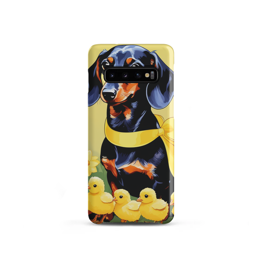 PugMug Custom Black Dachshund Samsung Case