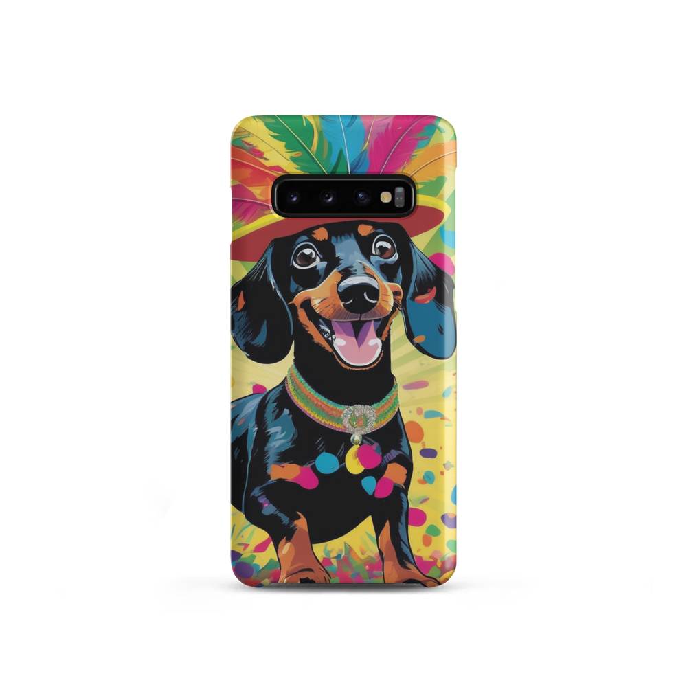 PugMug Custom Black Dachshund Samsung Case