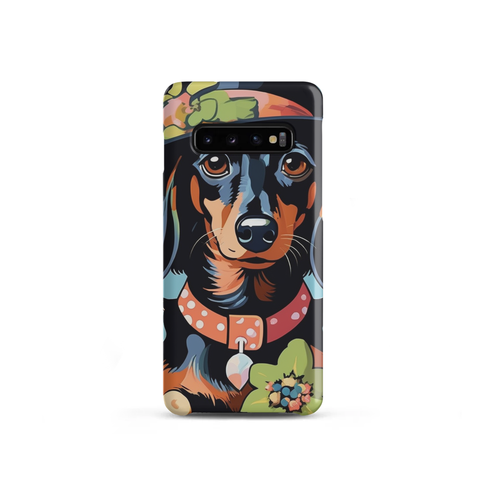 PugMug Custom Black Dachshund Samsung Case