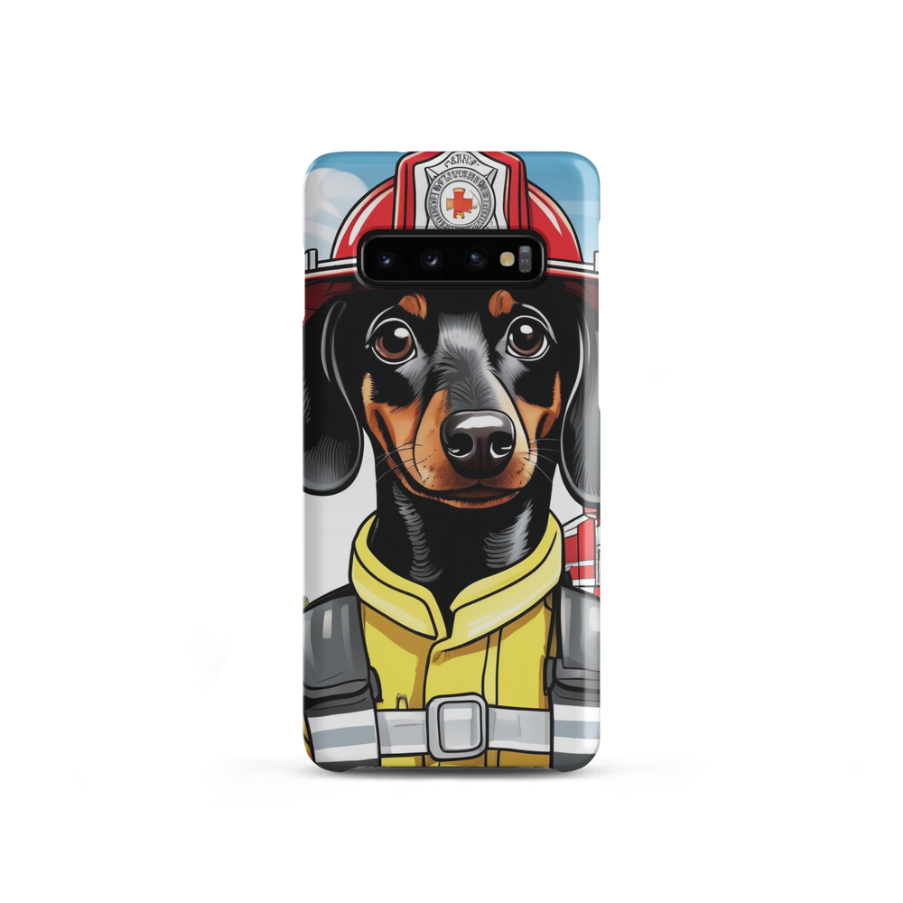 PugMug Custom Black Dachshund Samsung Case