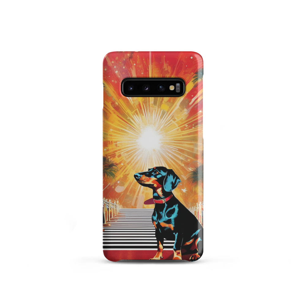 PugMug Custom Black Dachshund Samsung Case