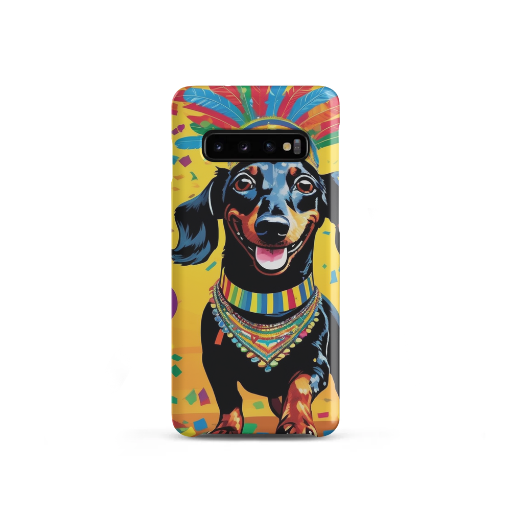PugMug Custom Black Dachshund Samsung Case