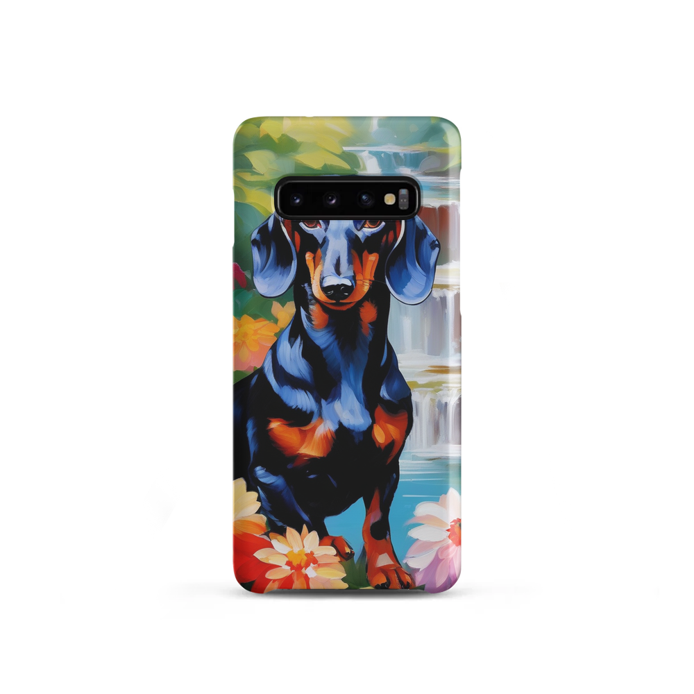 PugMug Custom Black Dachshund Samsung Case