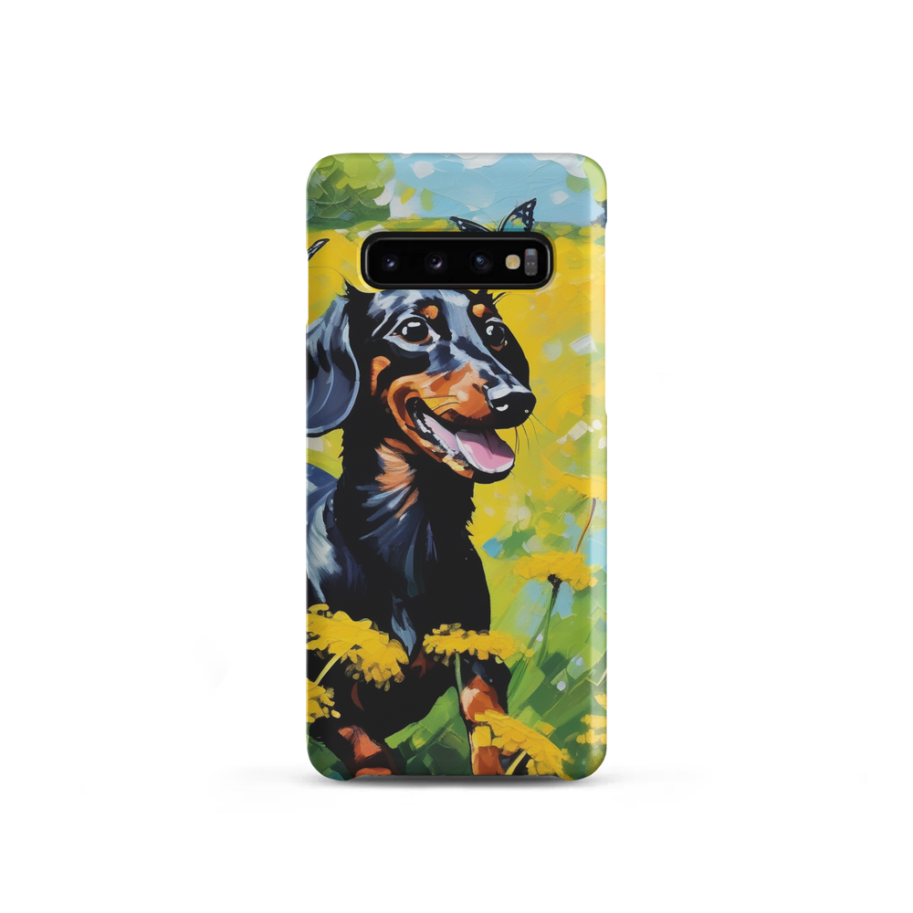 PugMug Custom Black Dachshund Samsung Case