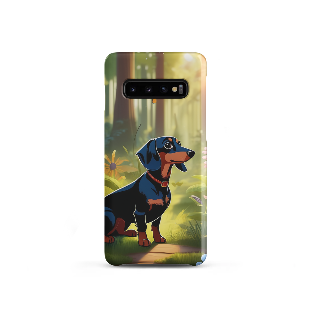 PugMug Custom Black Dachshund Samsung Case