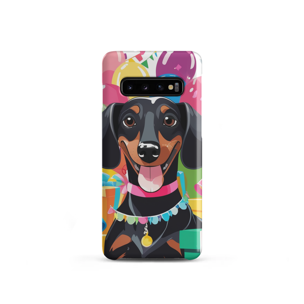 PugMug Custom Black Dachshund Samsung Case