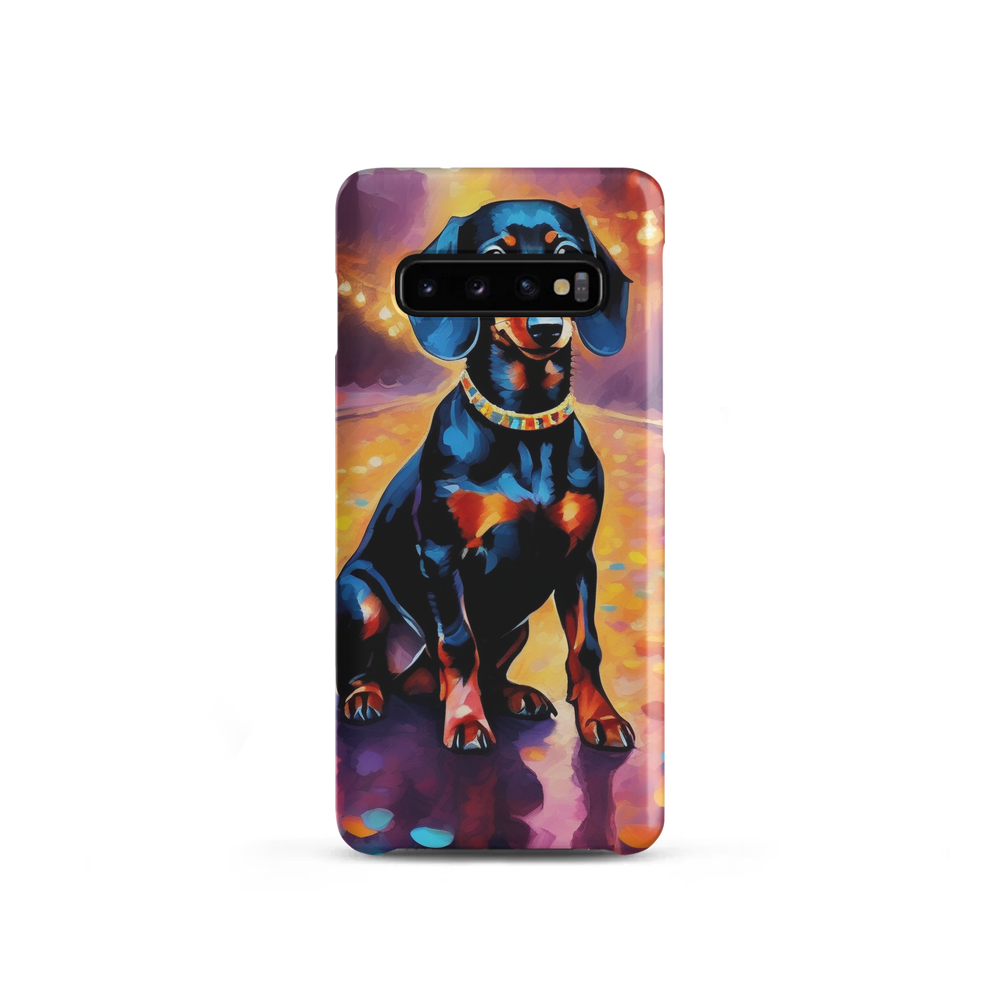 PugMug Custom Black Dachshund Samsung Case