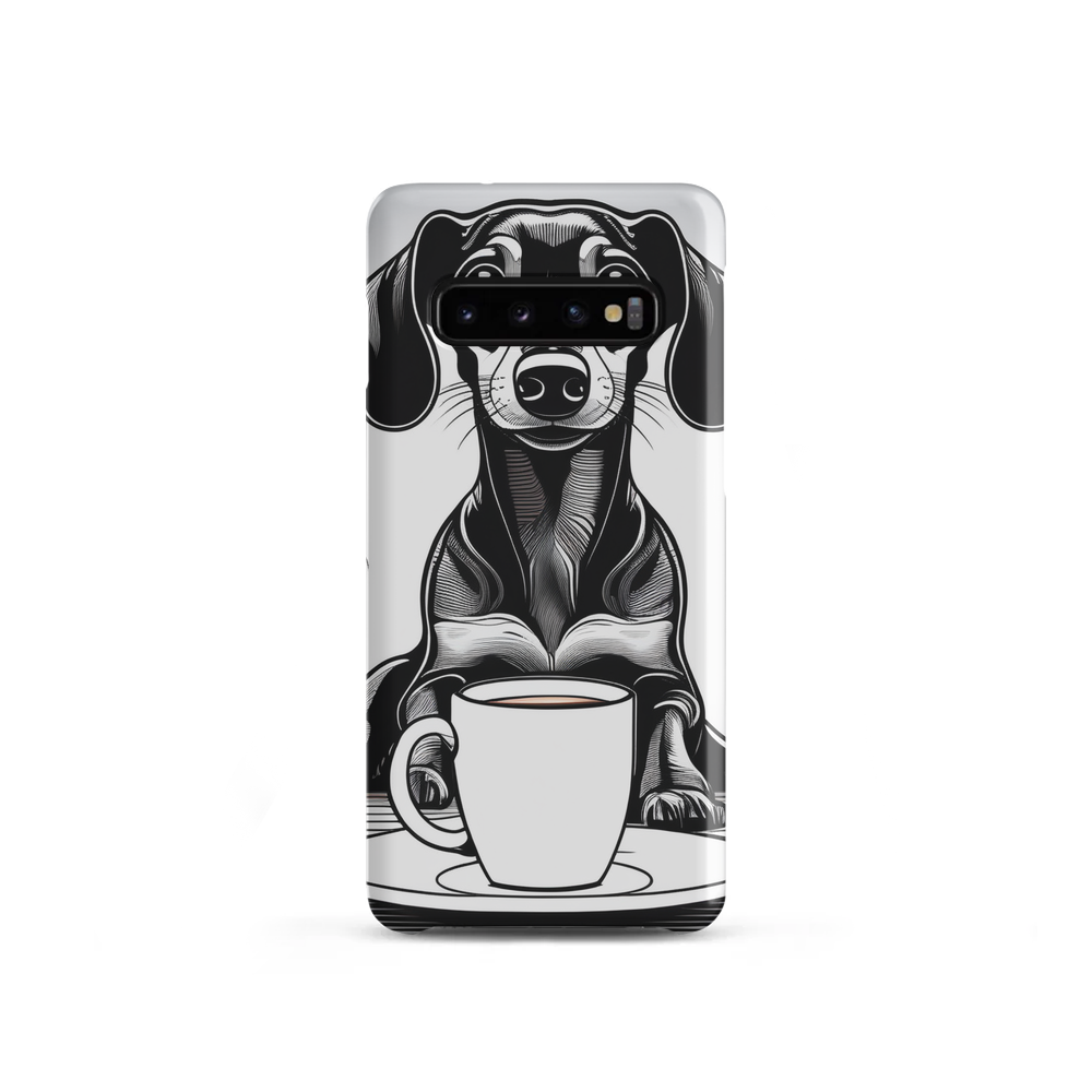 PugMug Custom Black Dachshund Samsung Case