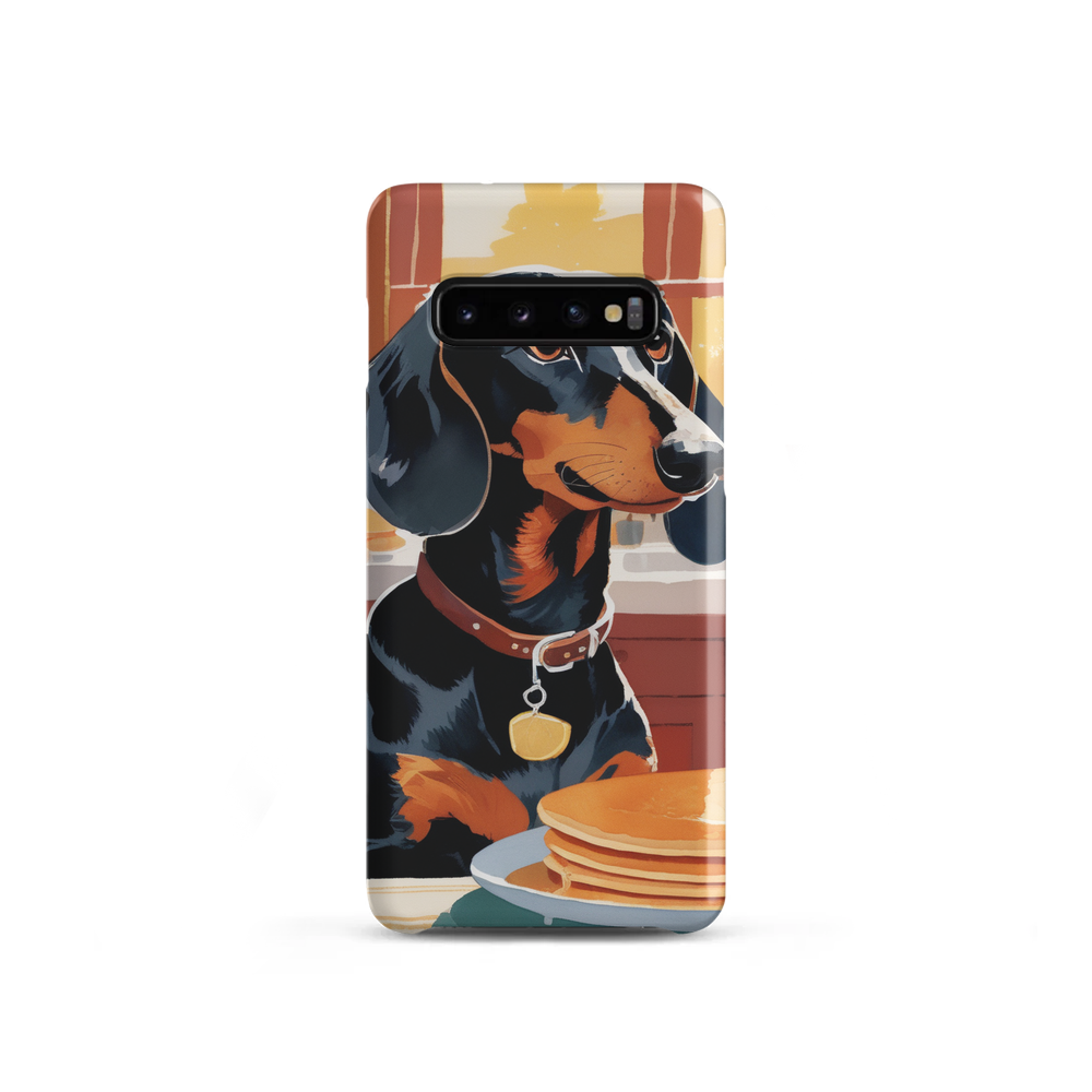 PugMug Custom Black Dachshund Samsung Case
