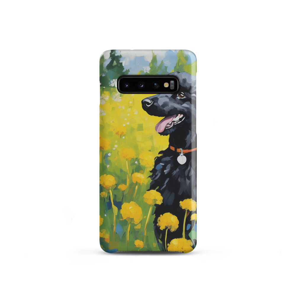 PugMug Custom Black Poodle Samsung Case