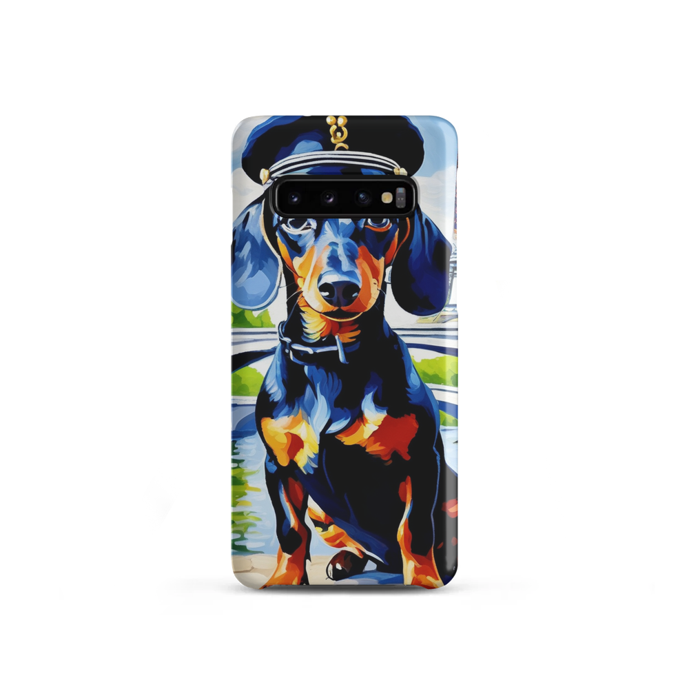 PugMug Custom Black Dachshund Samsung Case