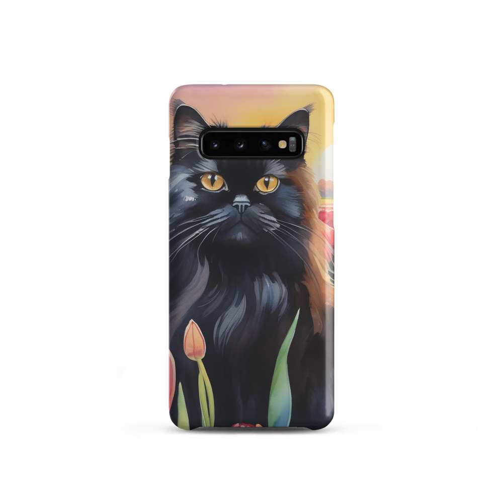 PugMug Custom Black Persian Cat Samsung Case