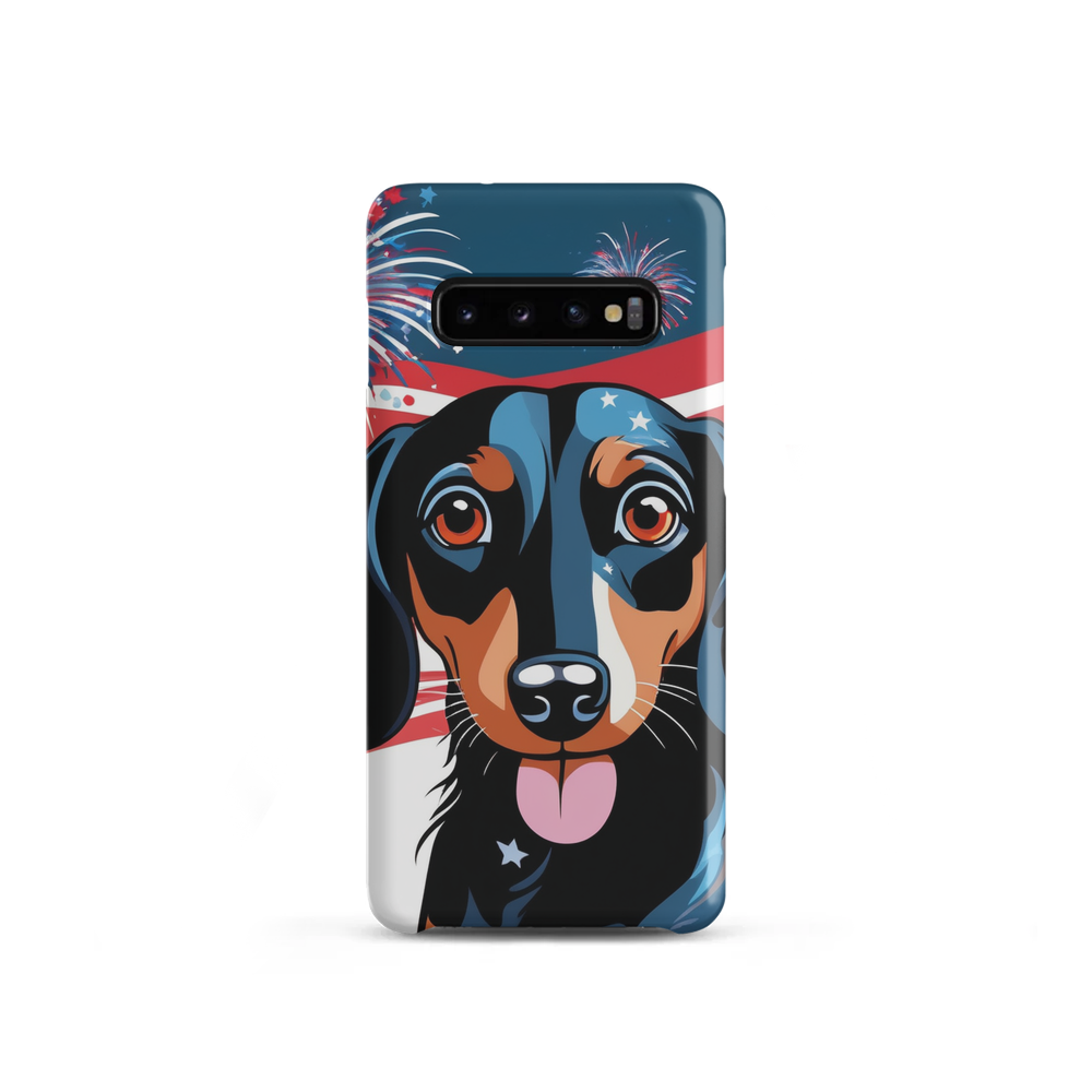 PugMug Custom Black Dachshund Samsung Case