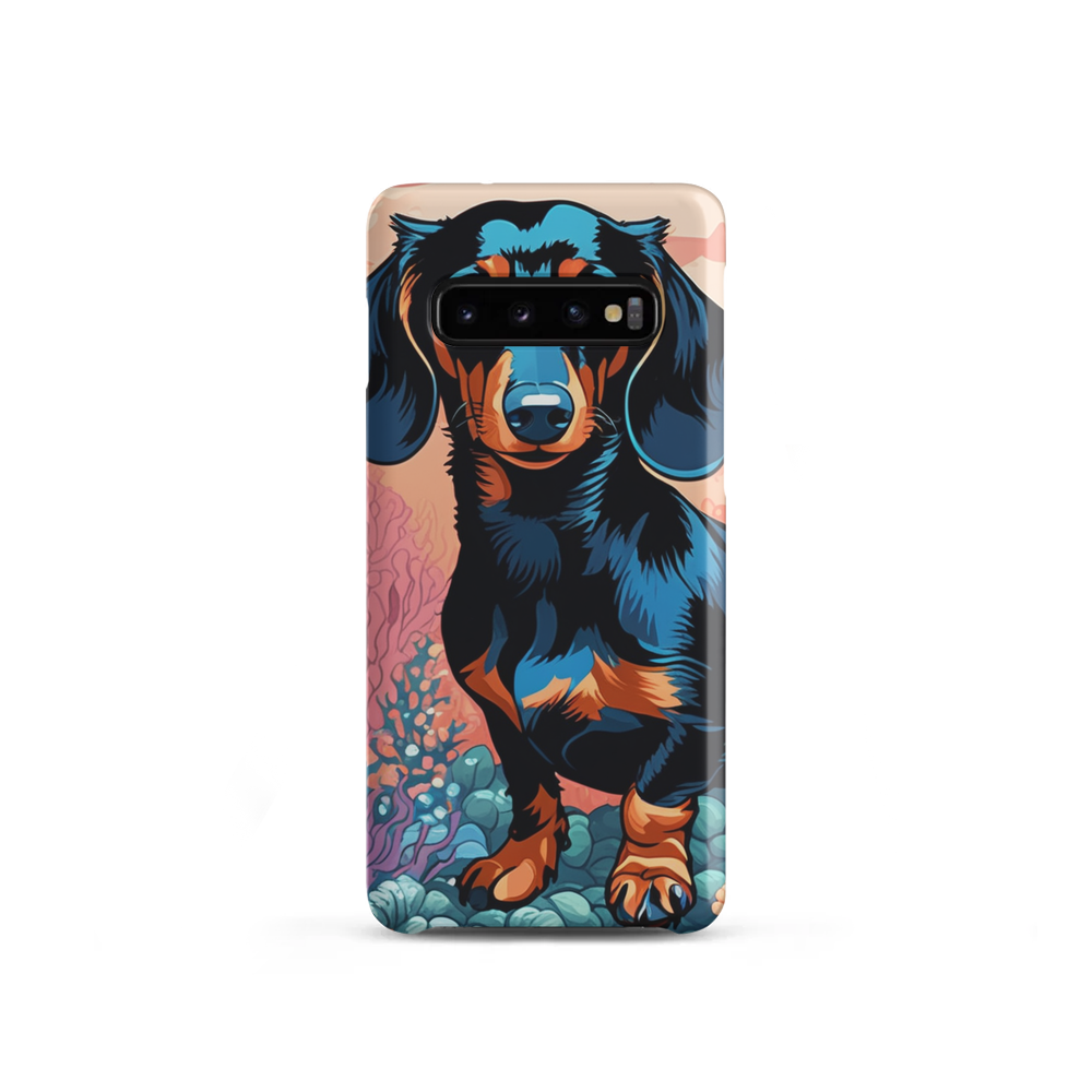 PugMug Custom Black Dachshund Samsung Case