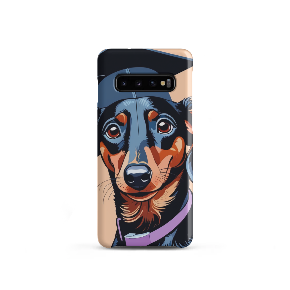 PugMug Custom Black Dachshund Samsung Case