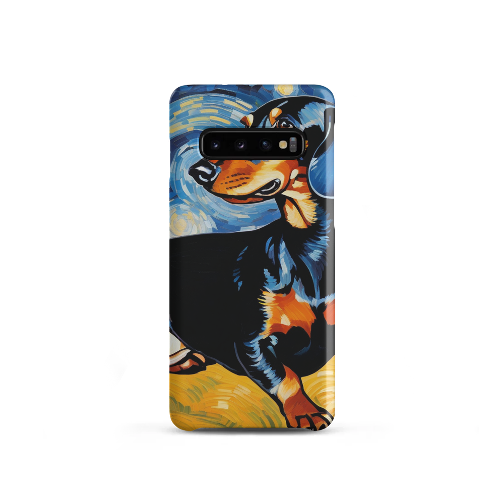 PugMug Custom Black Dachshund Samsung Case