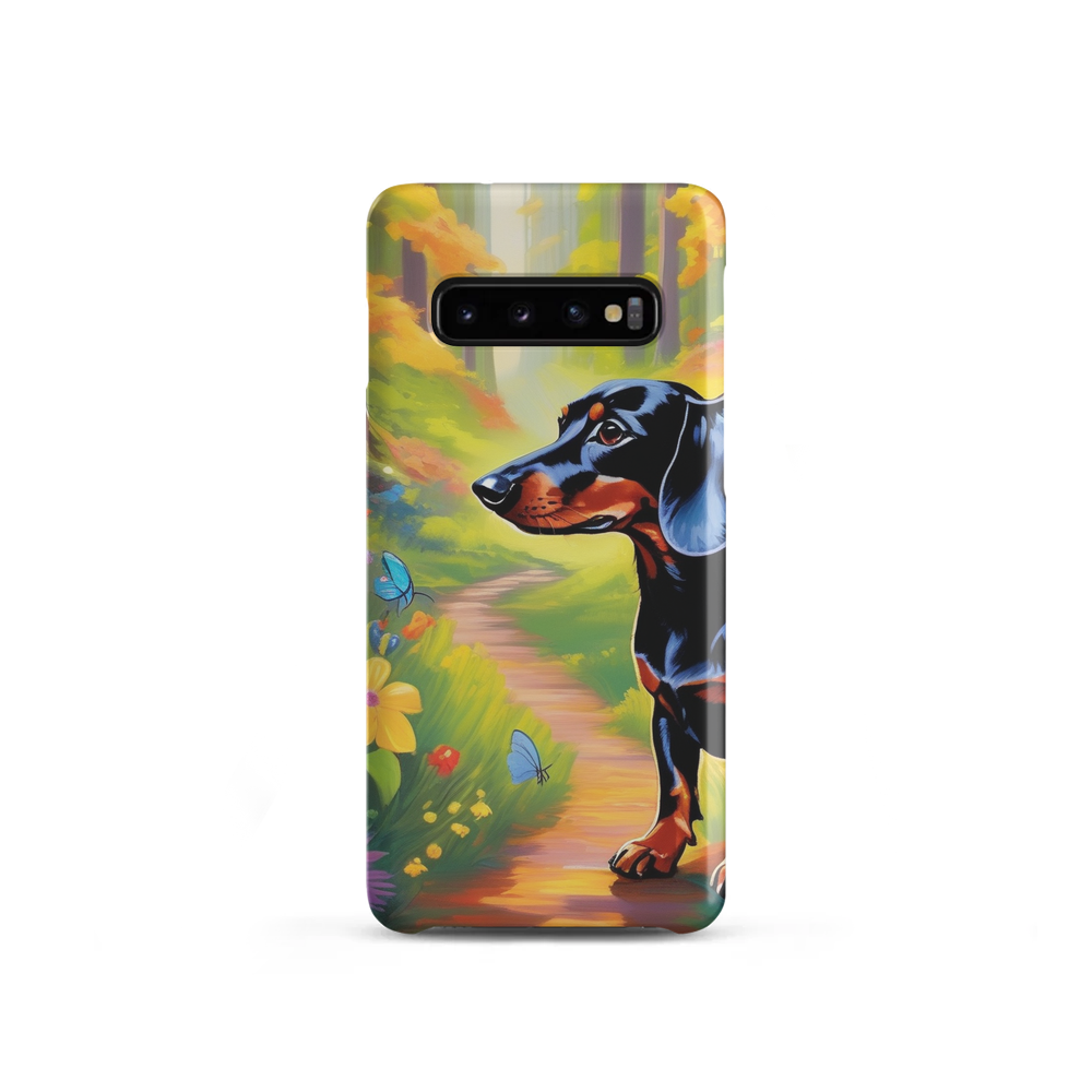 PugMug Custom Black Dachshund Samsung Case