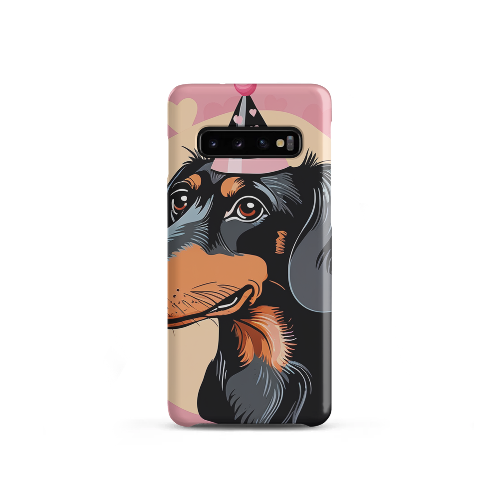 PugMug Custom Black Dachshund Samsung Case
