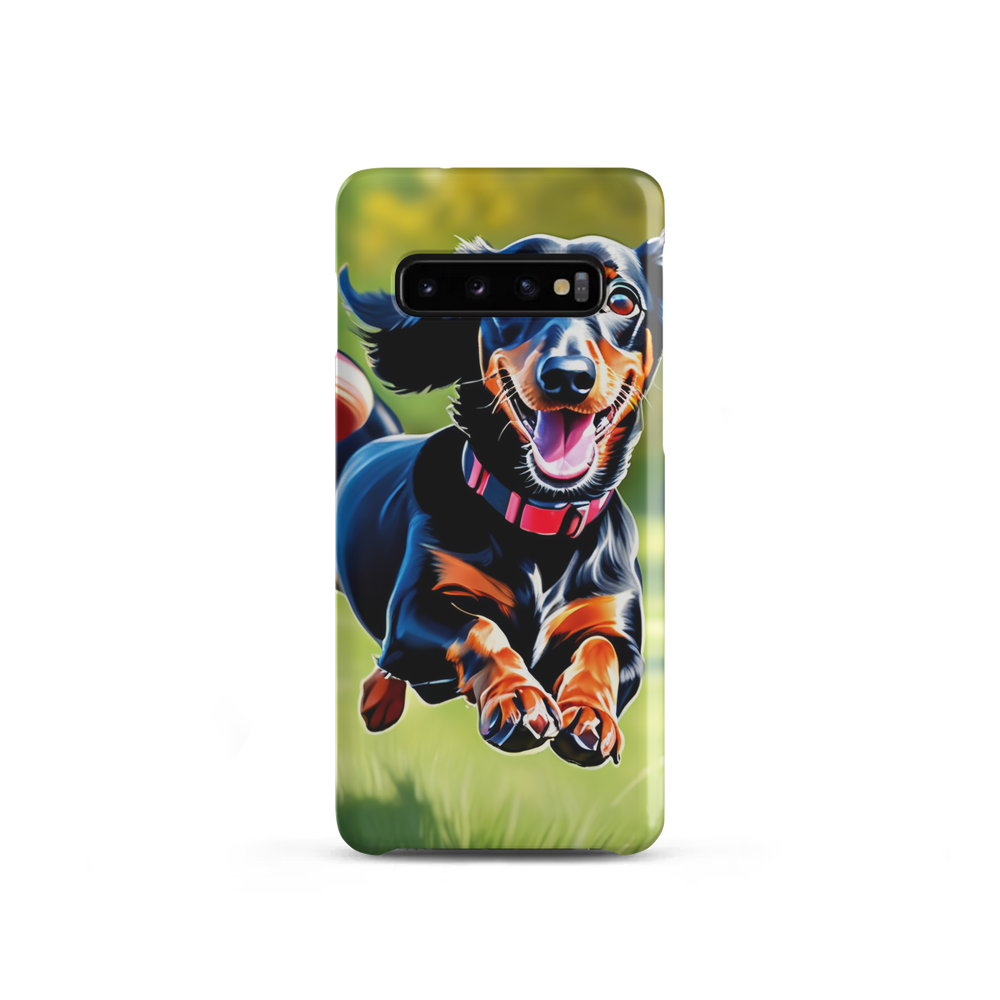 PugMug Custom Black Dachshund Samsung Case