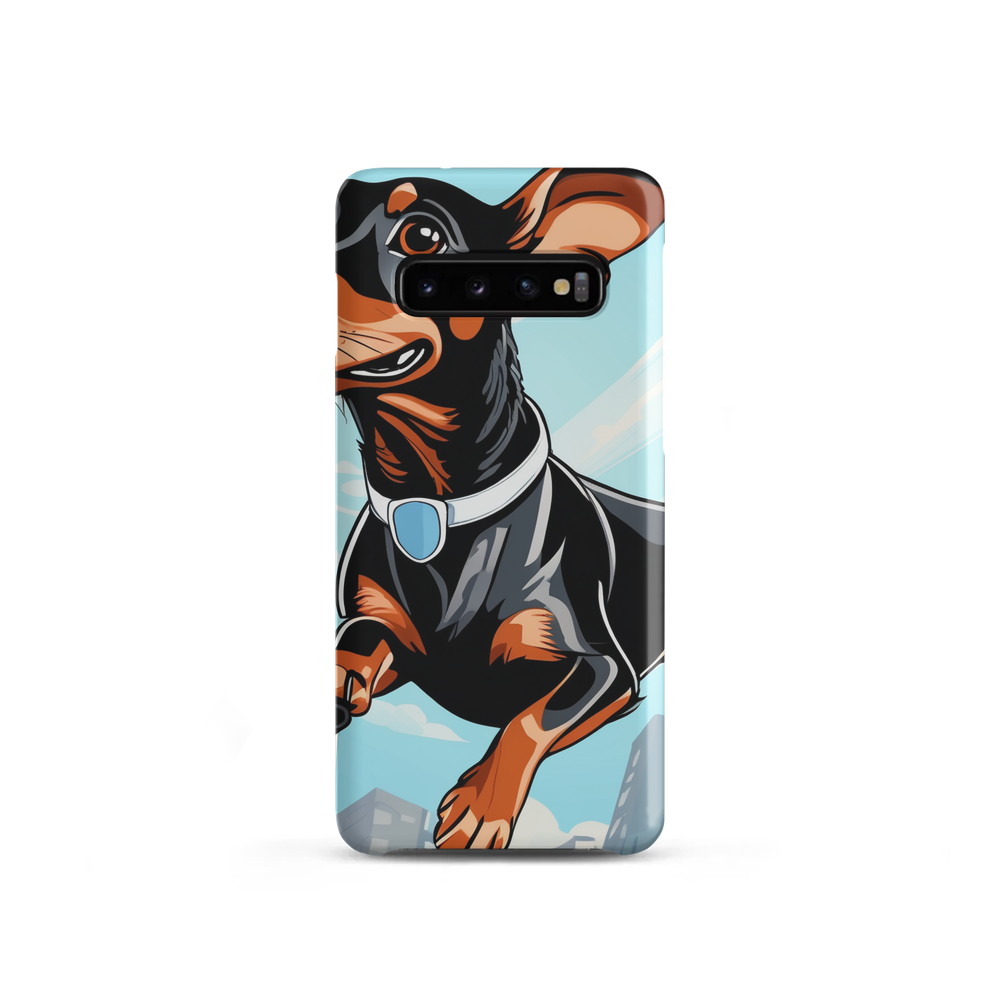 PugMug Custom Black Dachshund Samsung Case