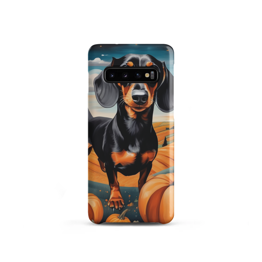 PugMug Custom Black Dachshund Samsung Case