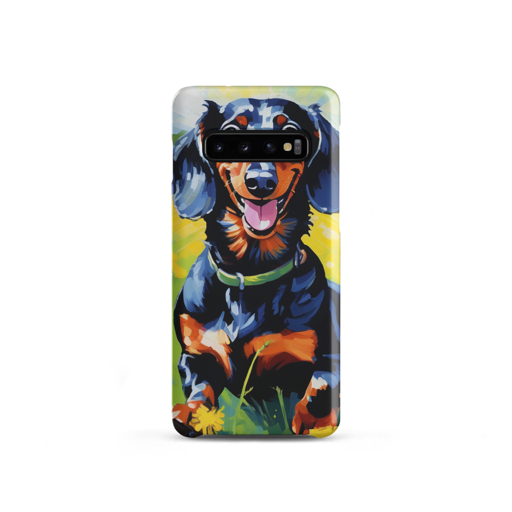 PugMug Custom Black Dachshund Samsung Case