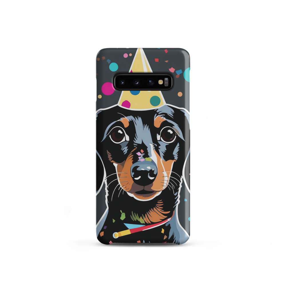 PugMug Custom Black Dachshund Samsung Case
