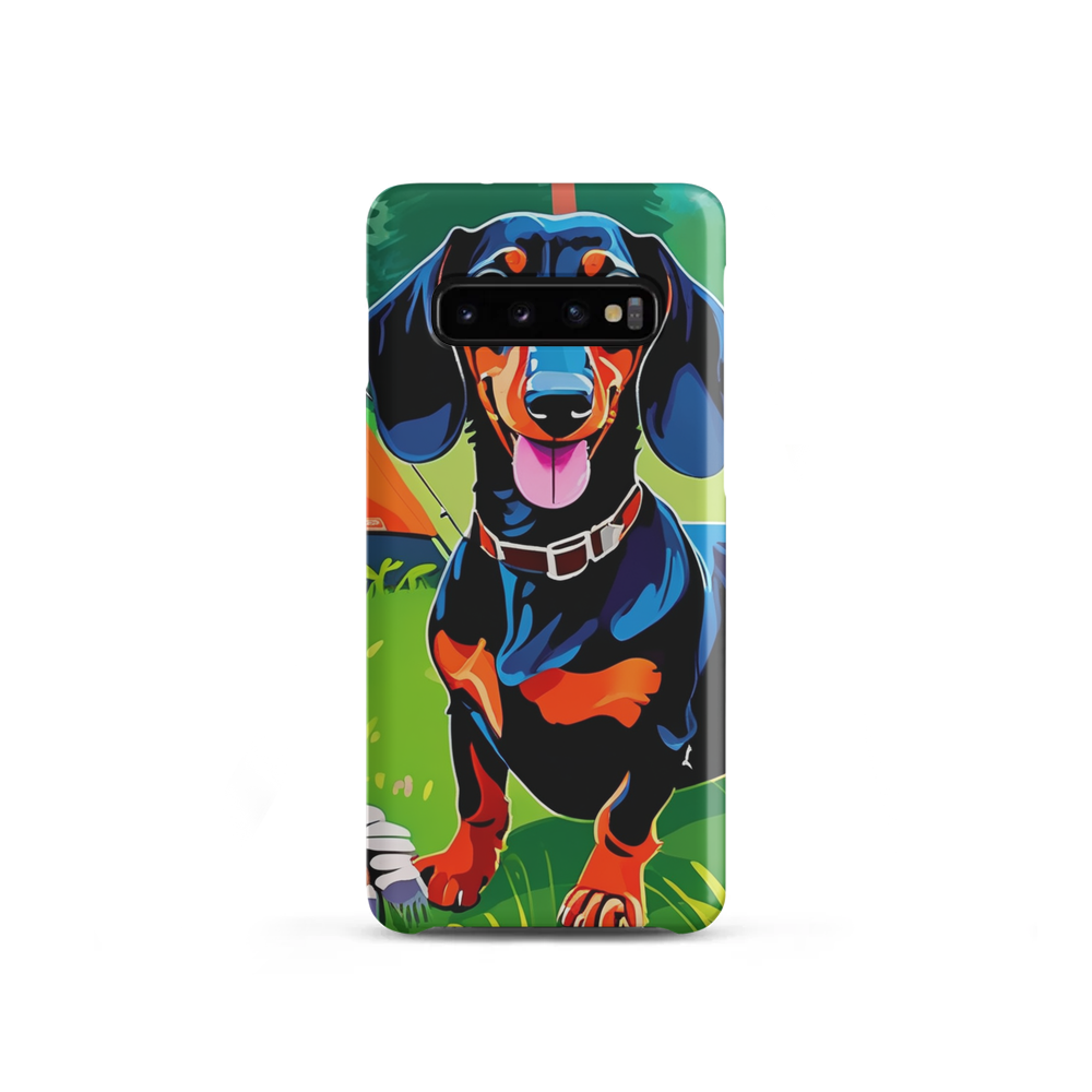 PugMug Custom Black Dachshund Samsung Case