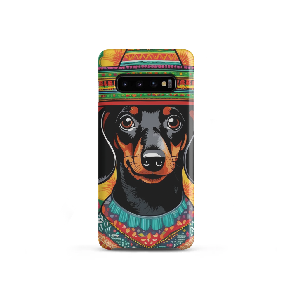 PugMug Custom Black Dachshund Samsung Case