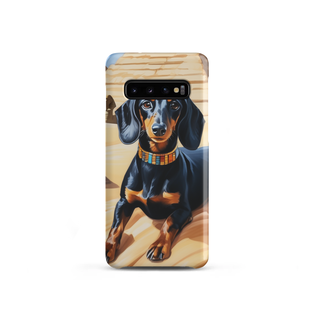 PugMug Custom Black Dachshund Samsung Case