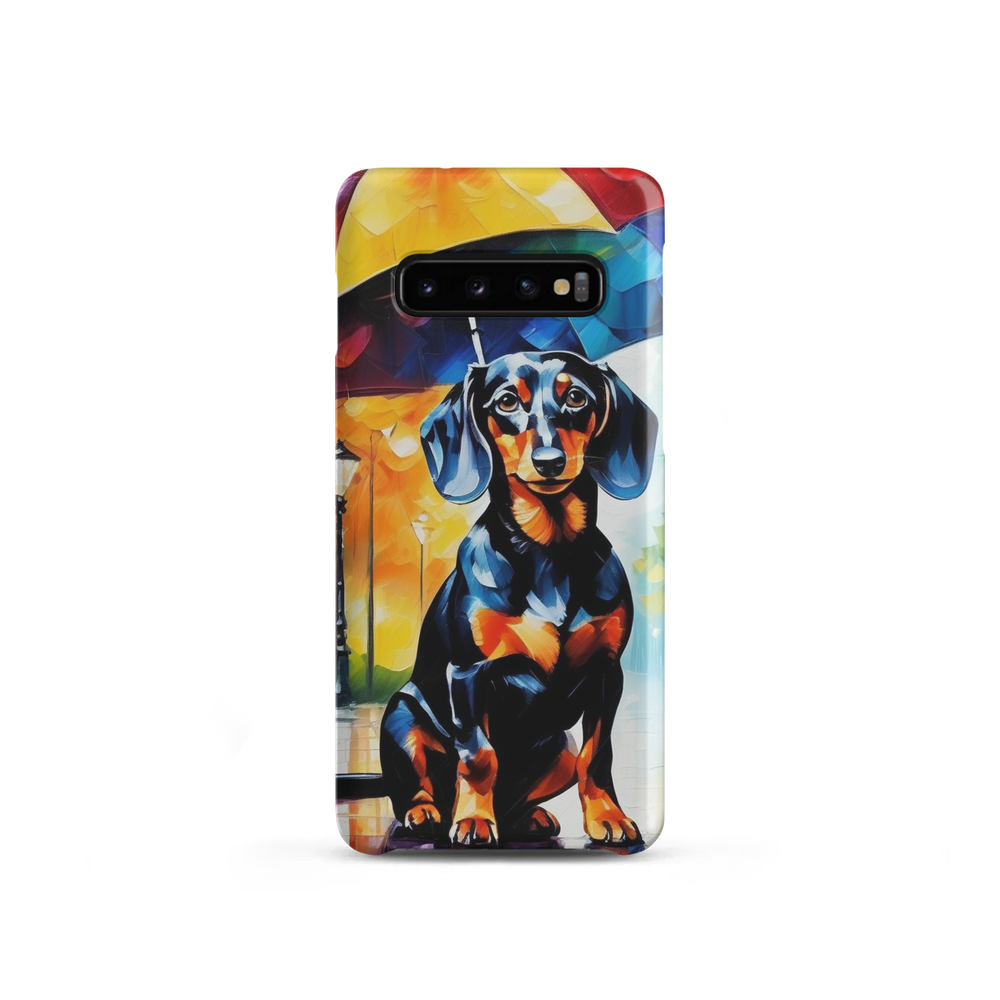 PugMug Custom Black Dachshund Samsung Case