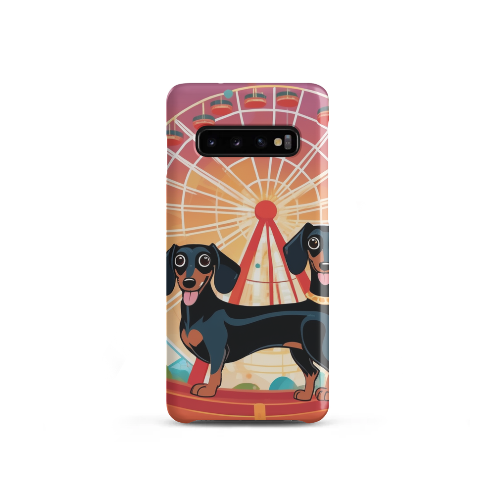 PugMug Custom Black Dachshund Samsung Case