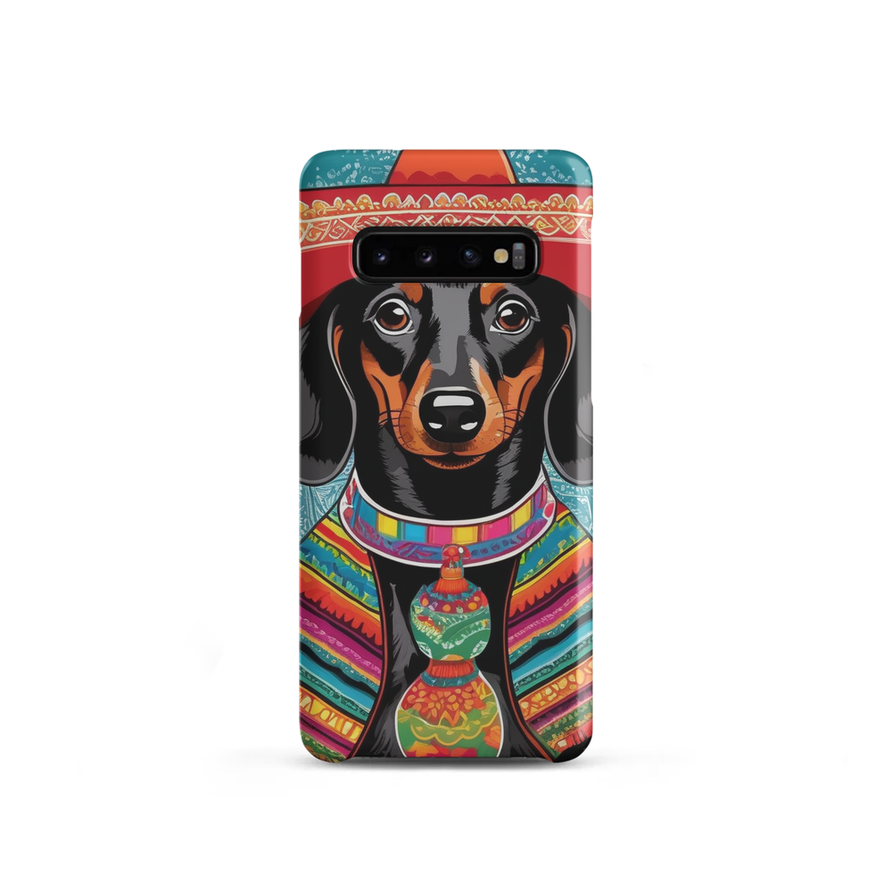 PugMug Custom Black Dachshund Samsung Case