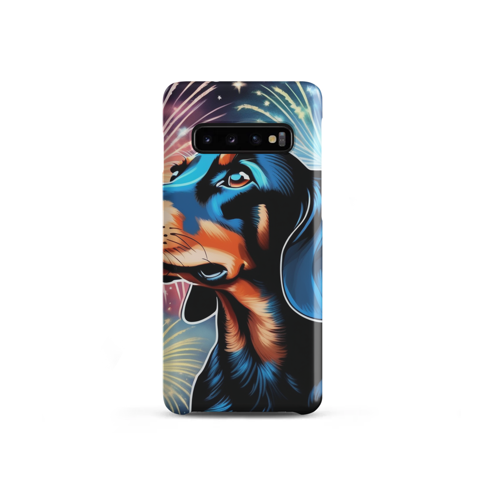 PugMug Custom Black Dachshund Samsung Case