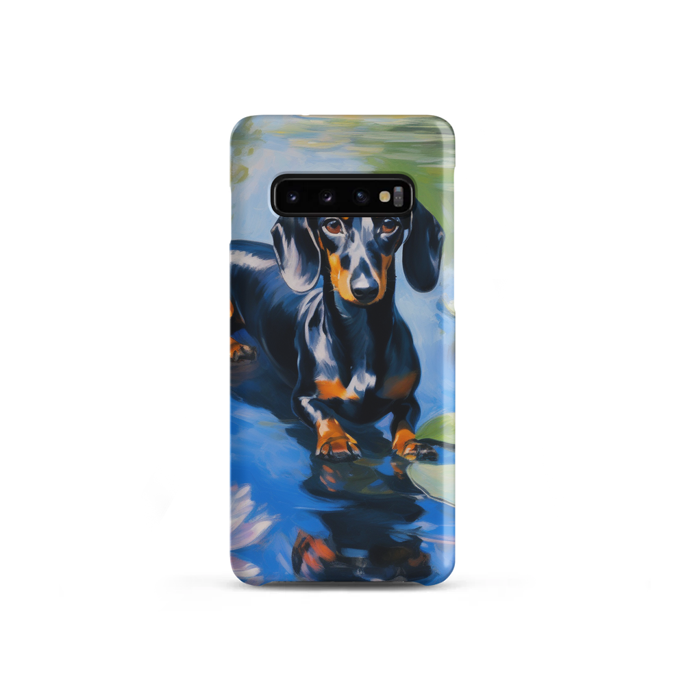 PugMug Custom Black Dachshund Samsung Case